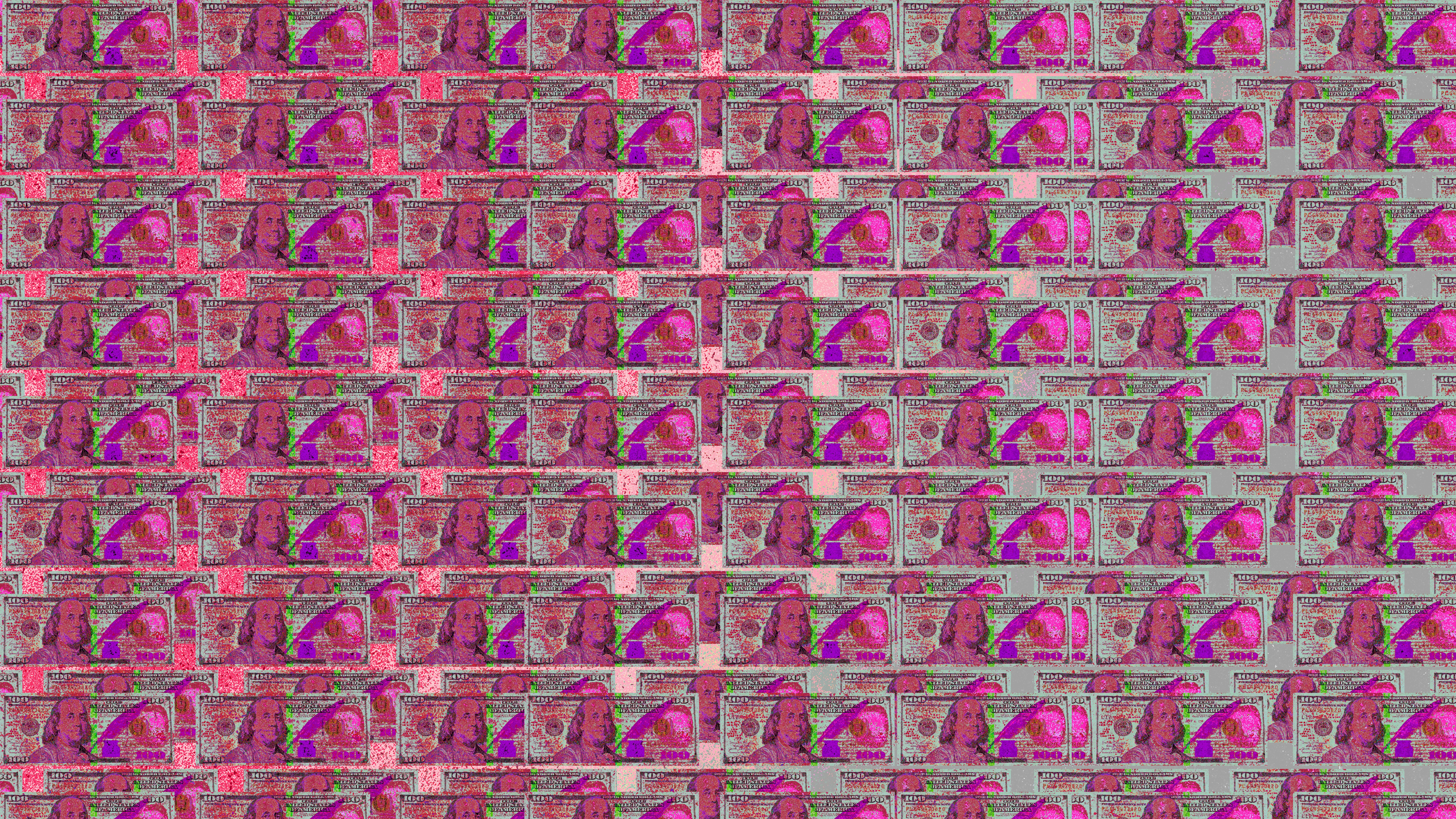 Repeating pattern of hundred dollar bills - Free Photo on Unsplash