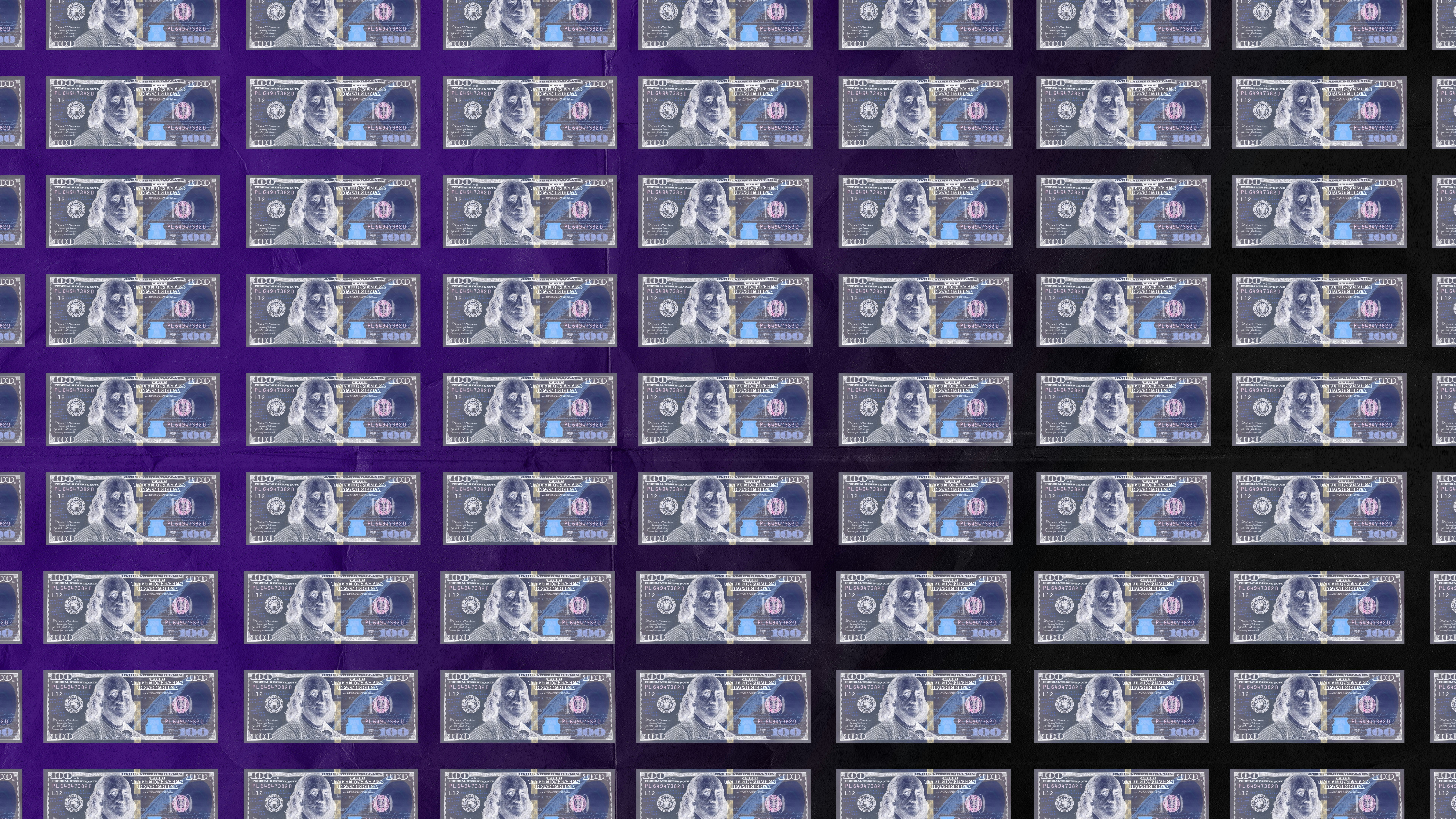 Repeating pattern of hundred dollar bills - Free Photo on Unsplash