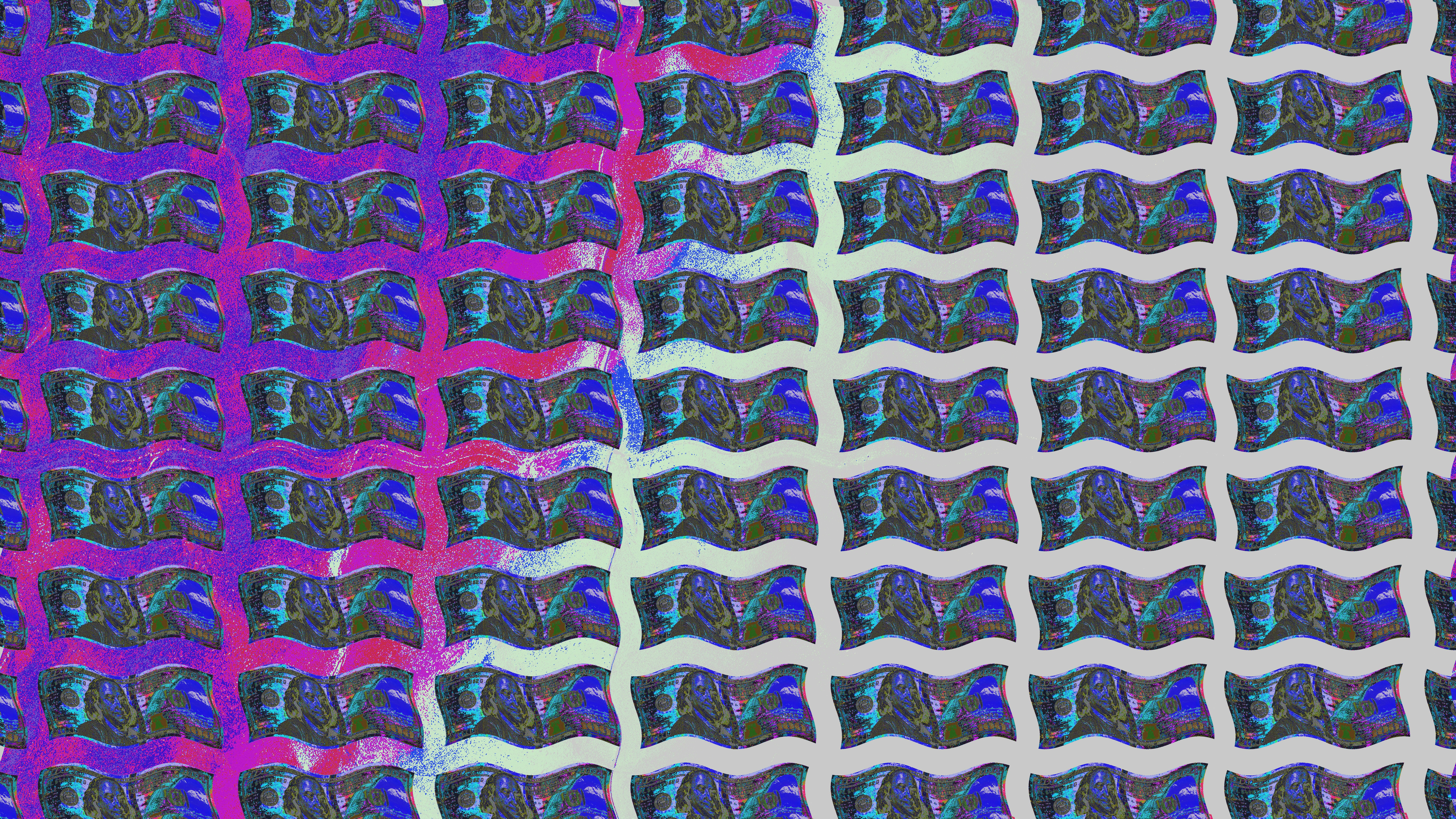 Wavy dollar bill pattern - Free Photo on Unsplash