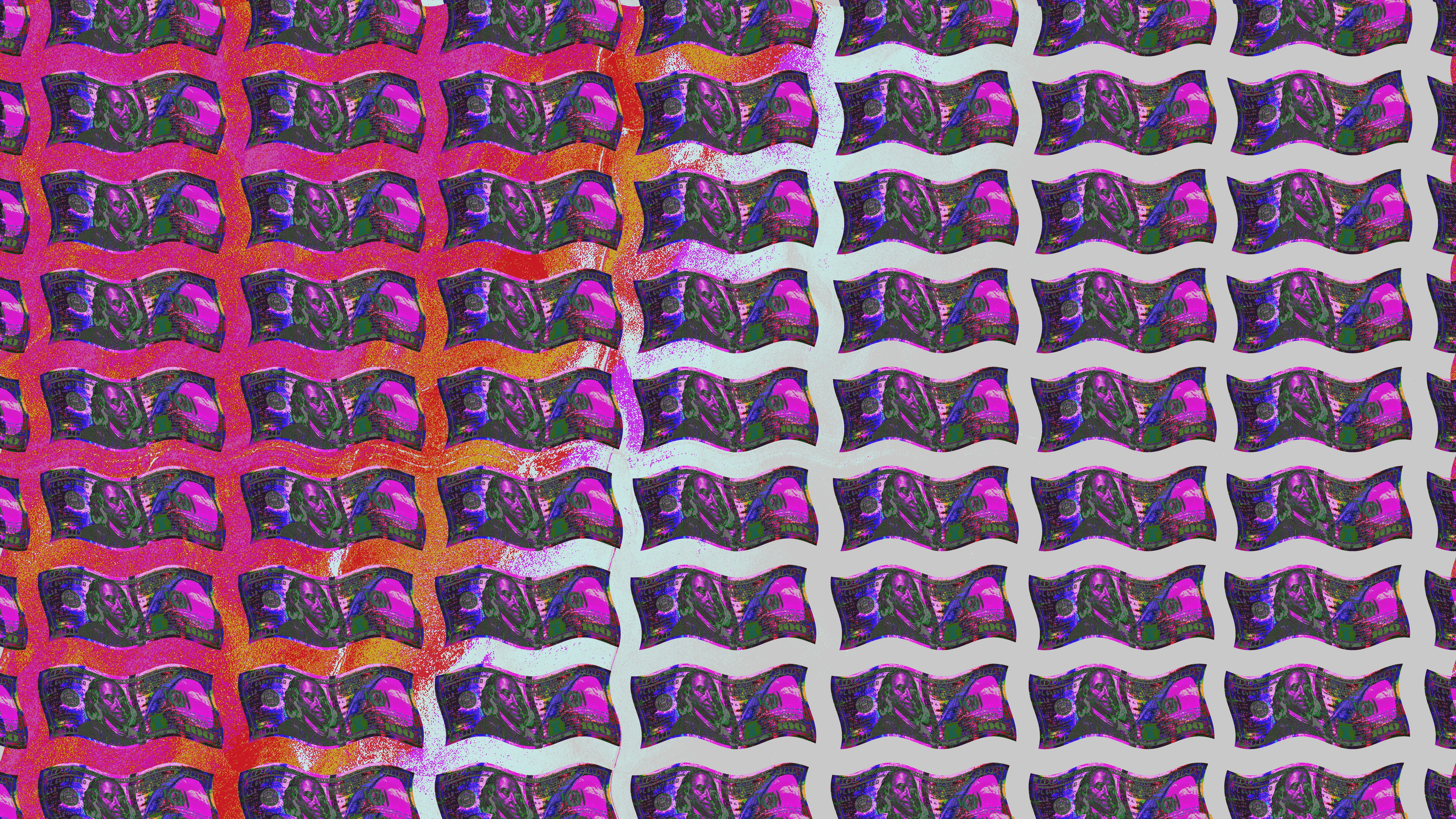 Wavy hundred dollar bill pattern - Free Photo on Unsplash