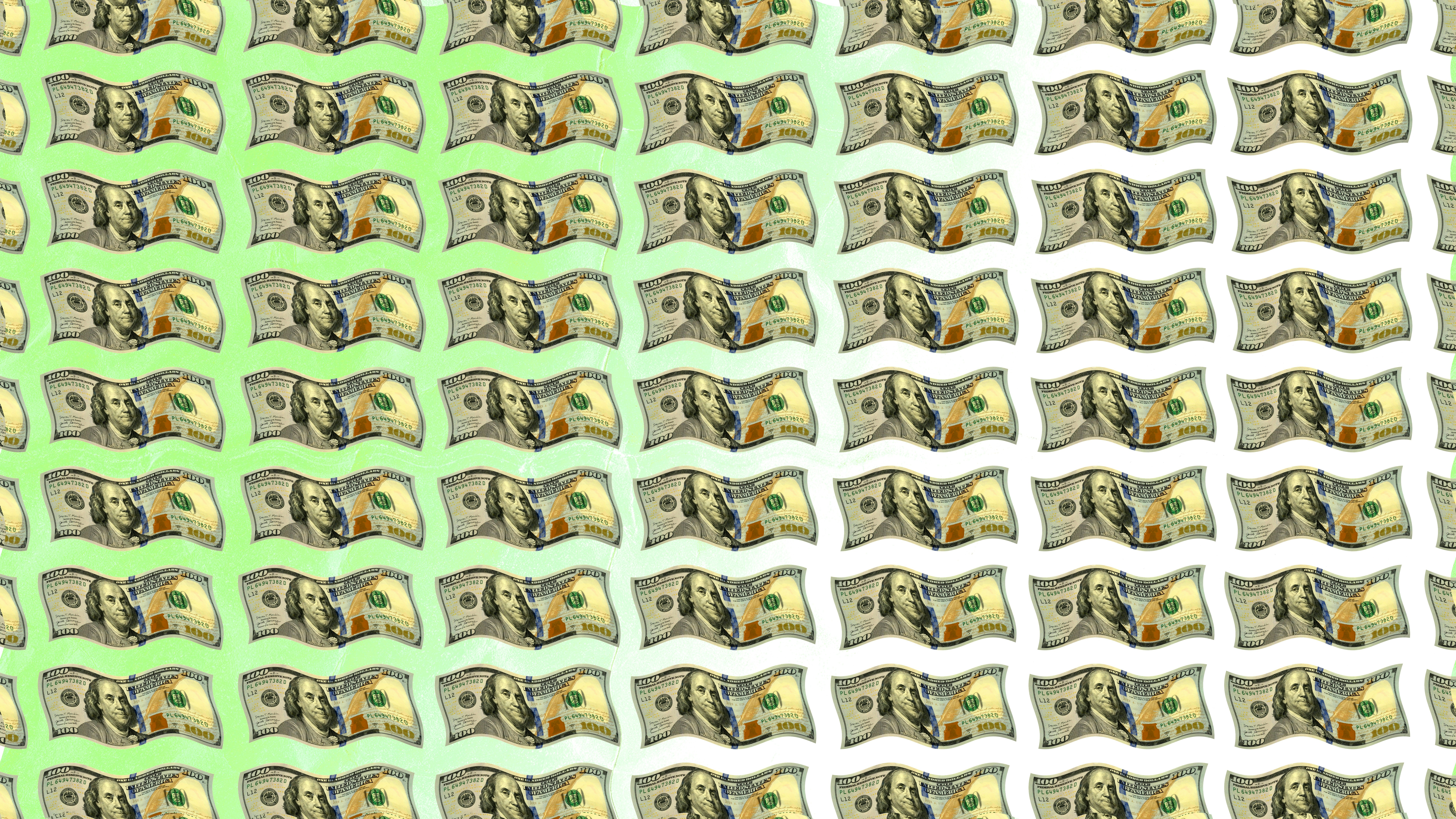 Repeating pattern of hundred dollar bills - Free Photo on Unsplash