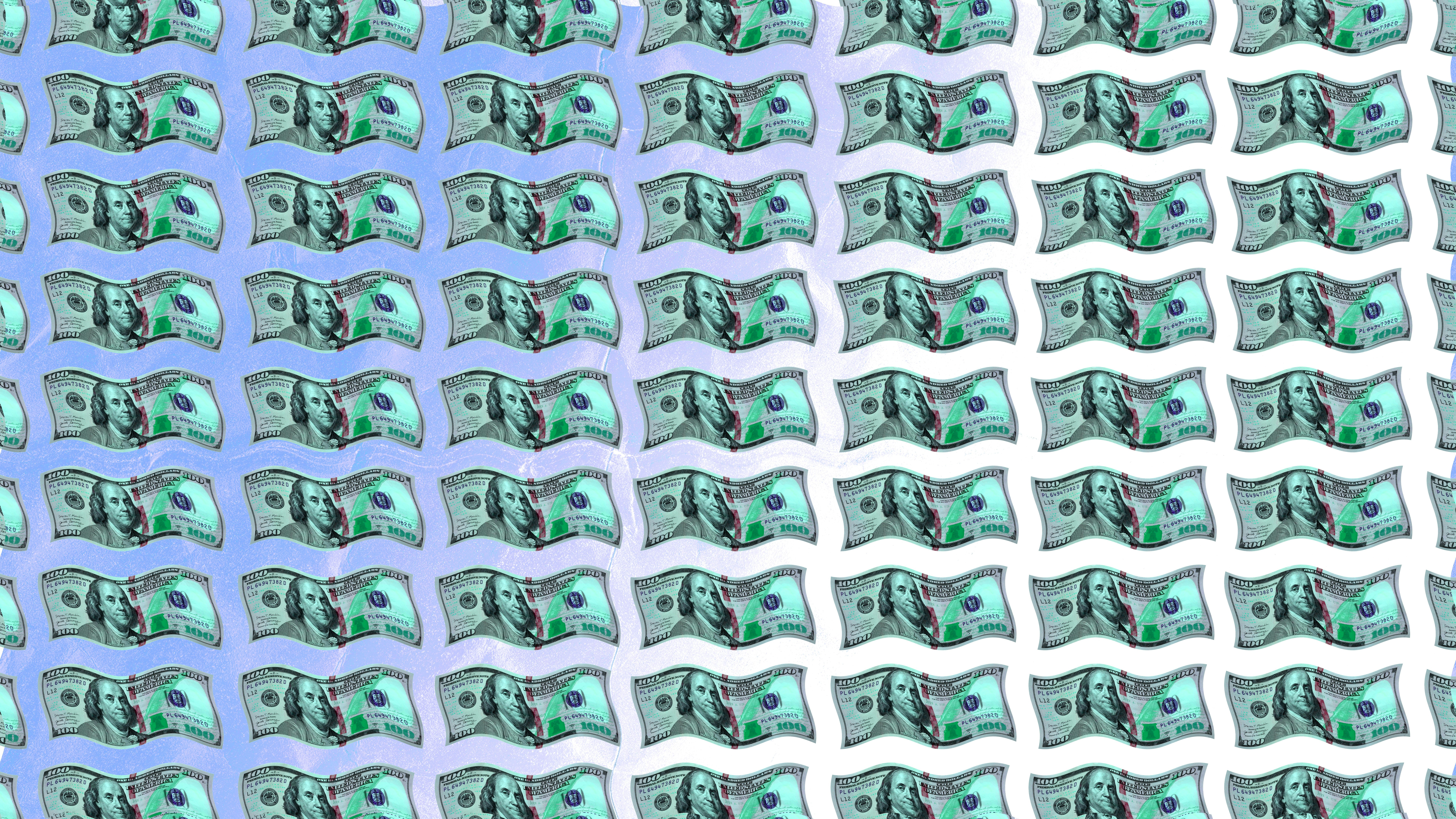Wavy dollar bill pattern - Free Photo on Unsplash