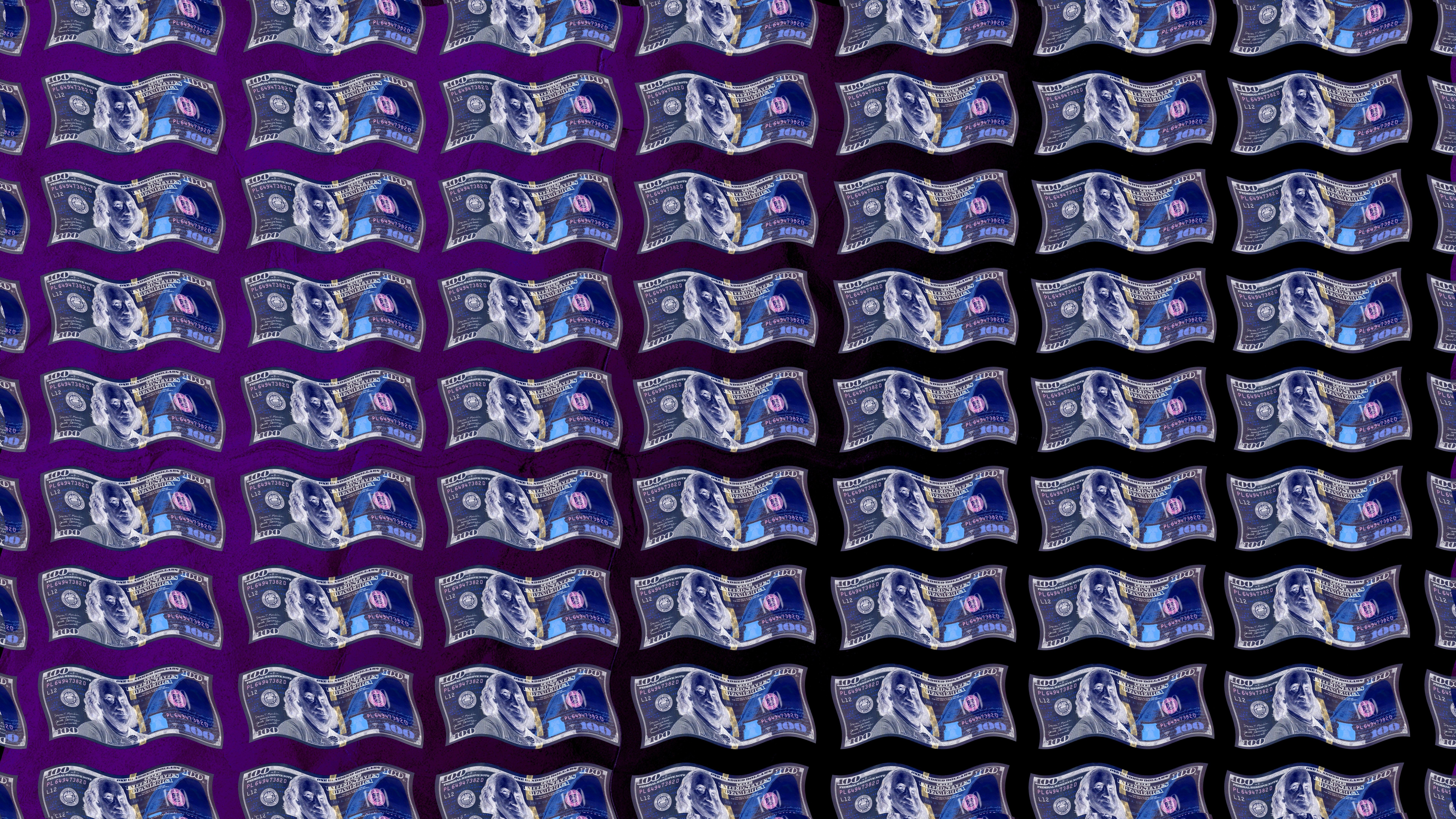 Wavy dollar bill pattern - Free Photo on Unsplash