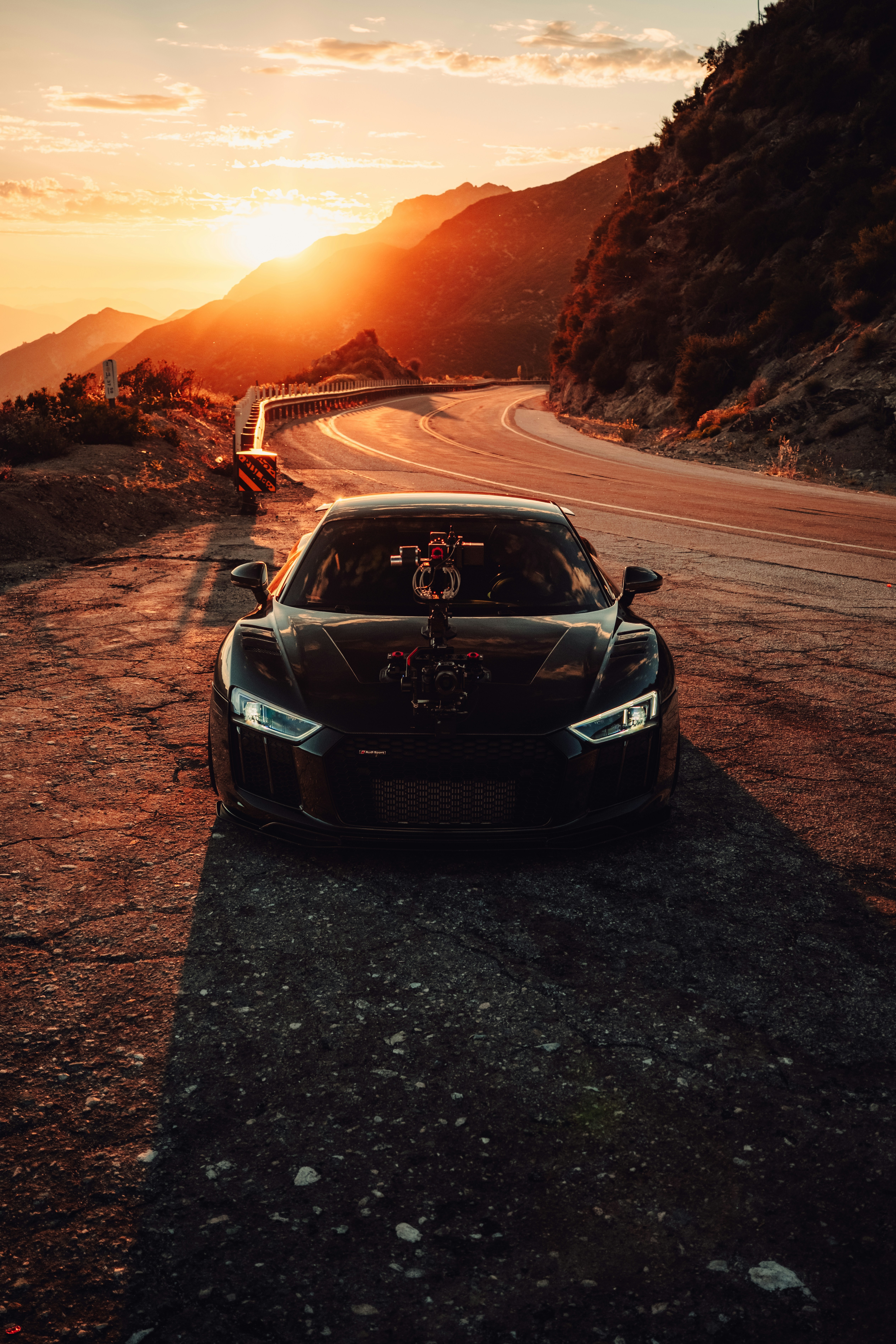 Black sports car on mountain road - Free Photo on Unsplash