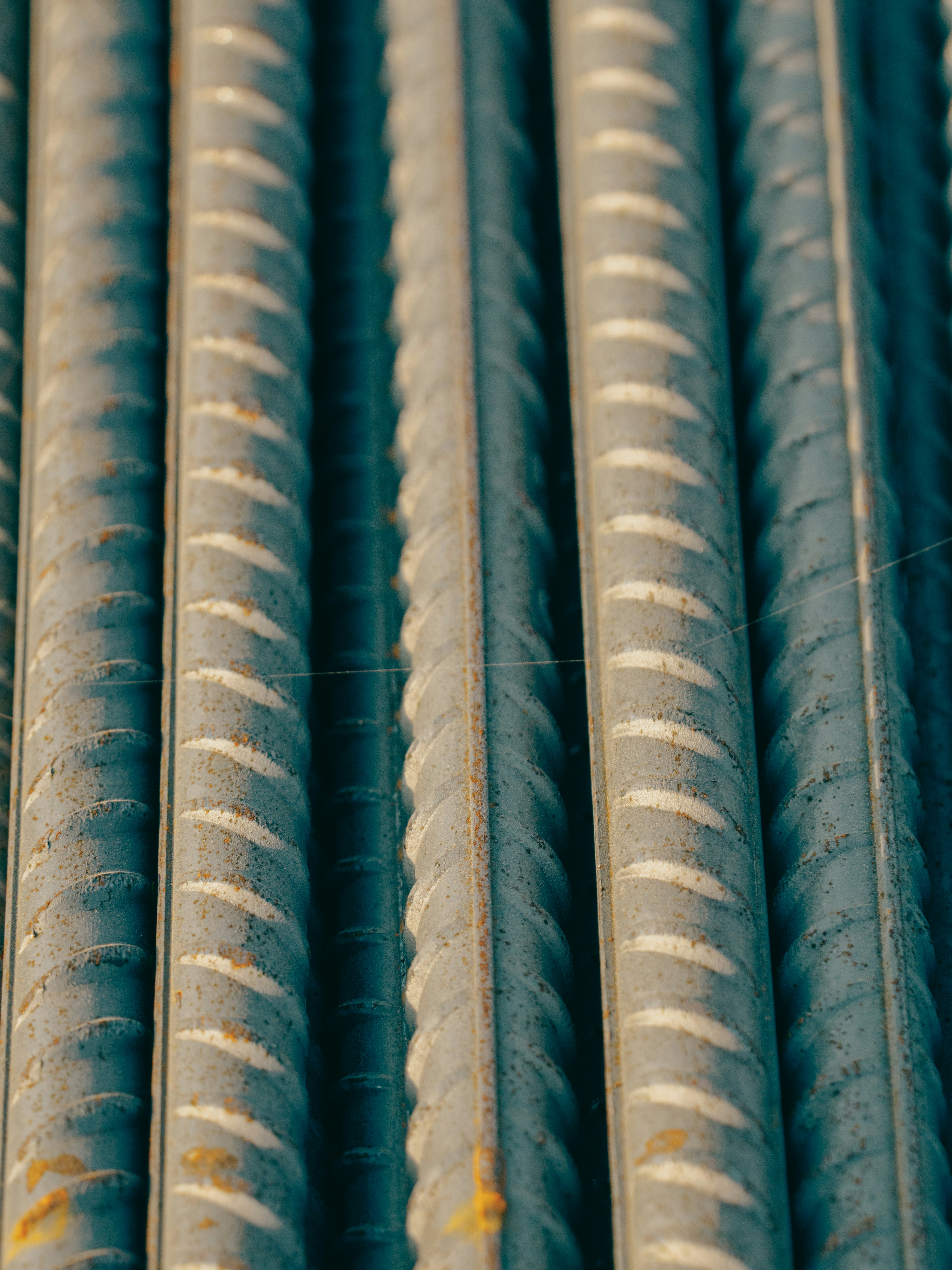 Steel rebar rods with ribbed texture - Free Photo on Unsplash