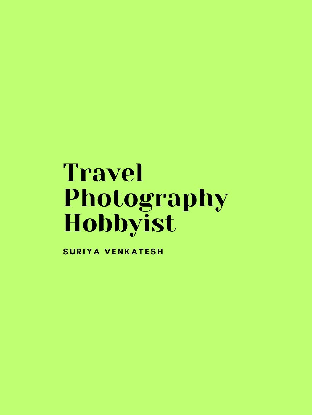 Buka profil Suriya Venkatesh