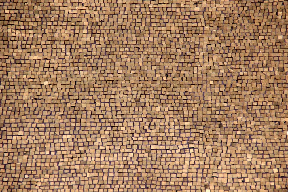 papel de parede de bloco de tijolo marrom