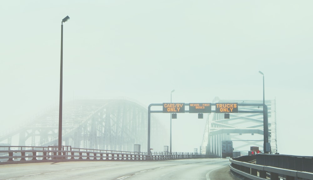 foggy bridge