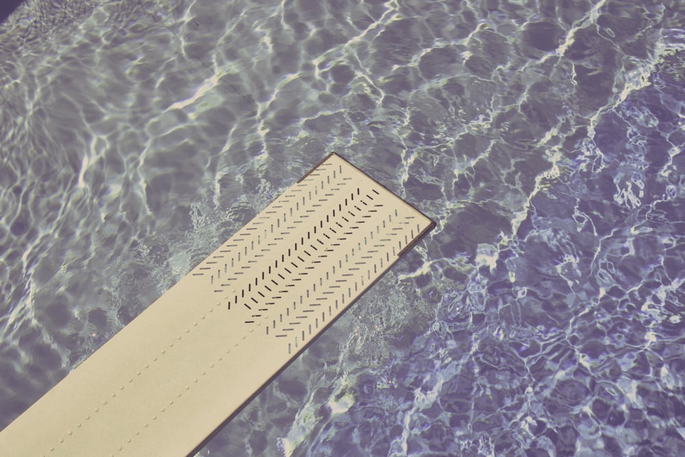 a close up of a swimming pool with water