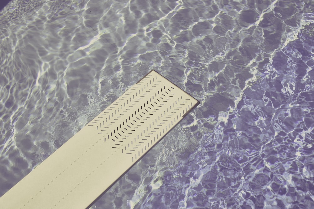a close up of a swimming pool with water
