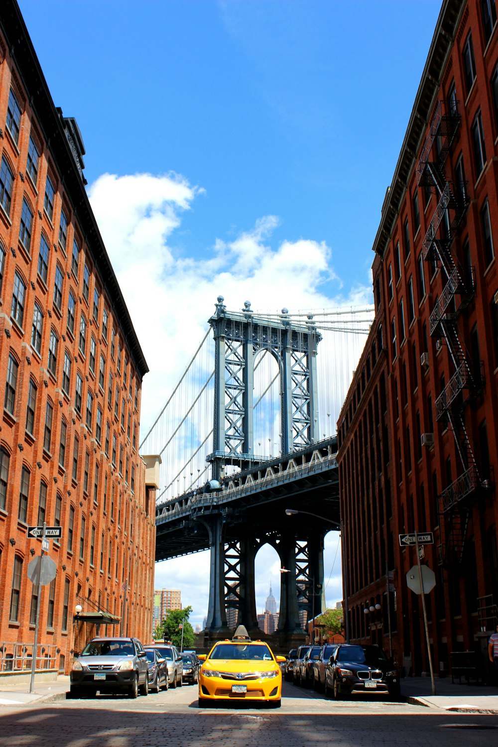 Low-Angle-Fotografie der Manhattan Bridge, New York