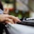 selective focus of person playing piano