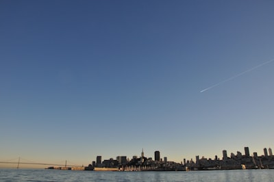 San Francisco Skyline - 从 Alcatraz island, United States