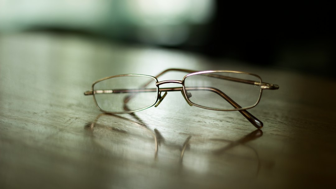 acetate eyeglasses closeup