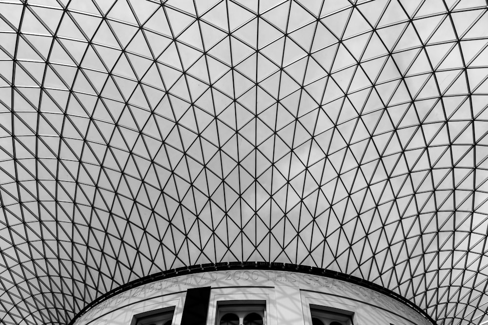 ceiling of the structure