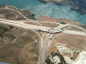 Highway and rail corridor