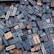 letter wood stamp lot