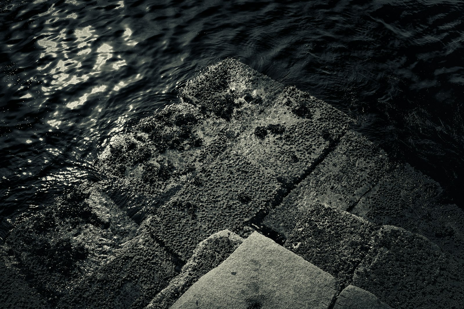 Fujifilm X100S sample photo. Water leveling the pavement photography