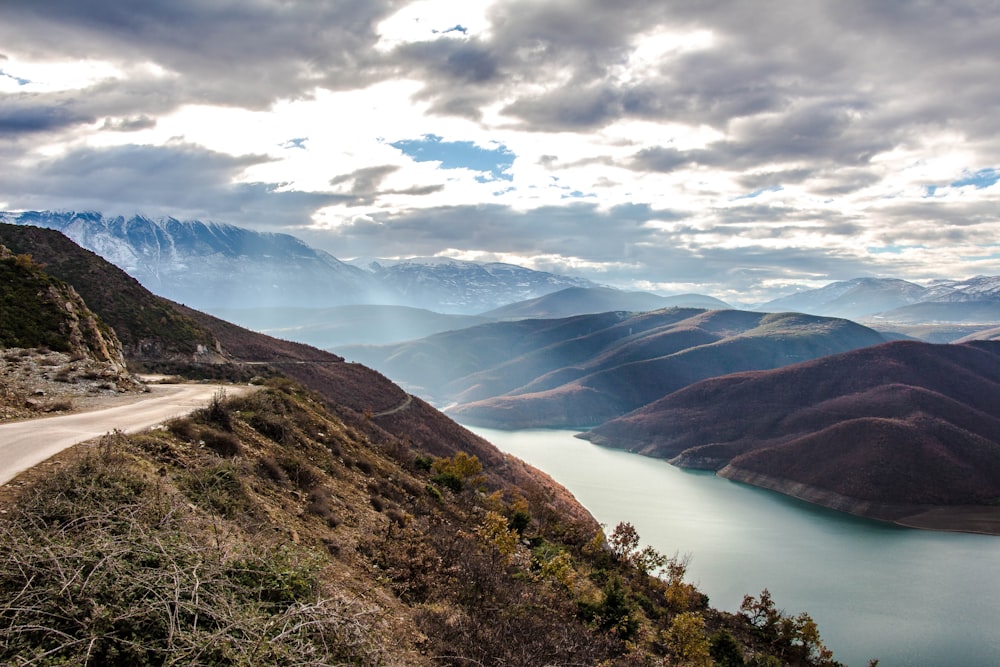 landscape photography of mountain