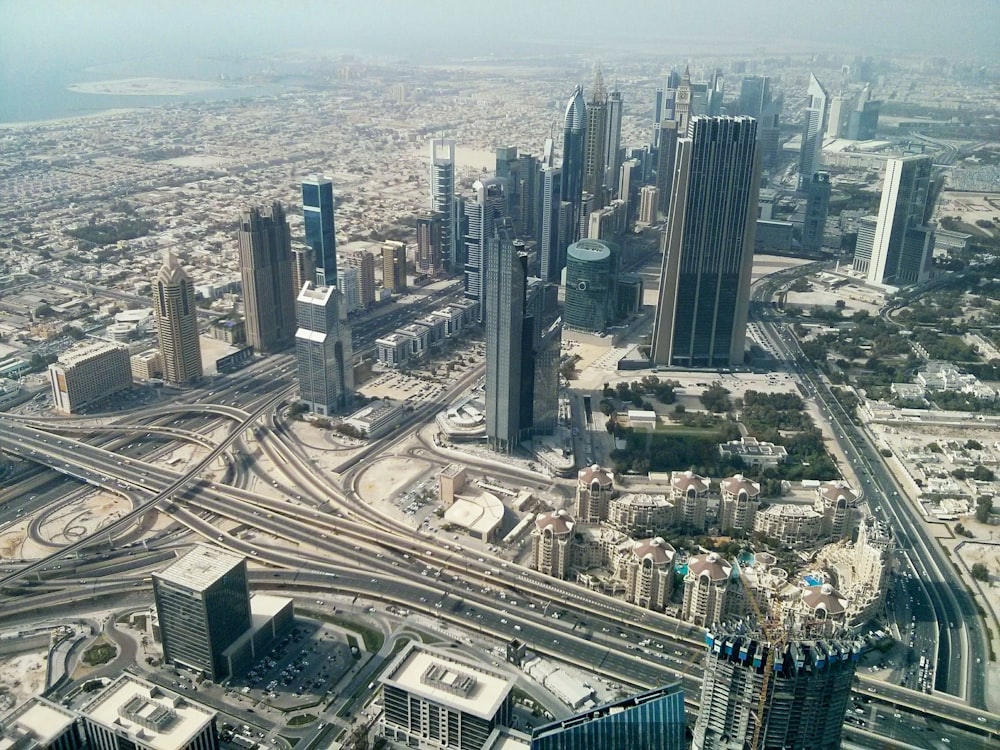 Vista aérea del paisaje urbano