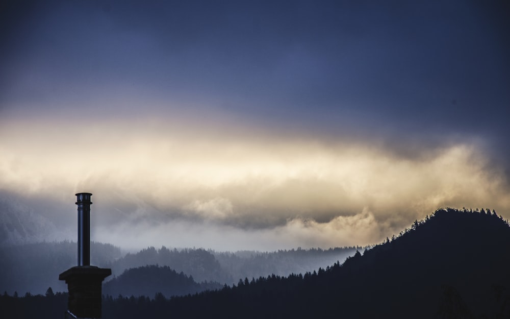 lighthouse on mountain