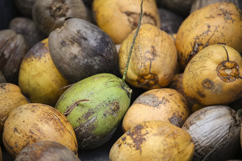 bunch of coconuts