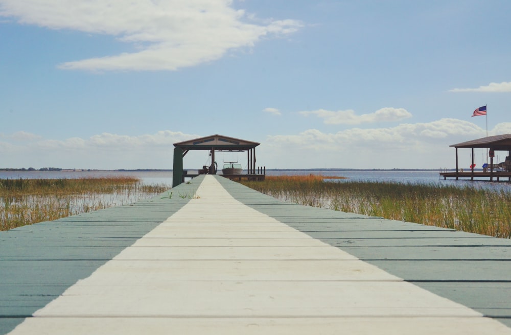 worm's eyeview of dock