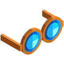 A pair of blue goggles sitting on top of each other