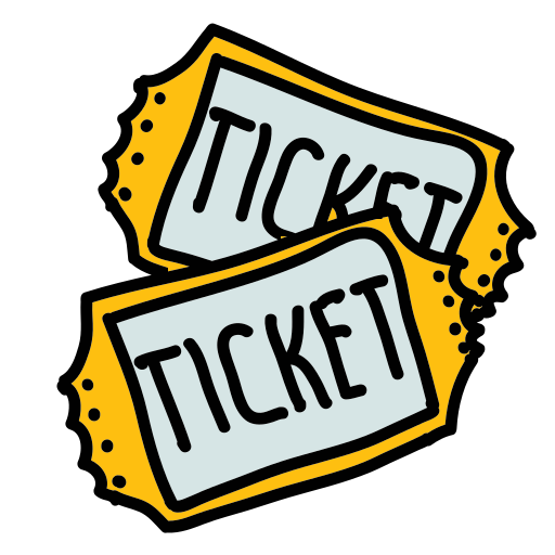 A pair of tickets sitting on top of each other