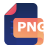 Un file con la parola PNG