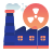 A factory with smoke coming out of it