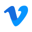A blue v logo on a white background vector – Free Illustration Image on ...