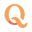 A logo for a company with a letter q