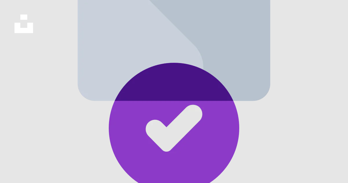 Purple Check Color A purple check mark on a white background vector – Free Illustration ...
