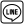 A black and white line sign with a speech bubble