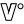 Une image en noir et blanc d’un V sur fond blanc