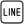 A square sign with the word line on it