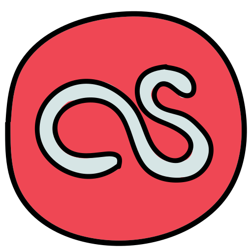 Un cercle rouge avec la lettre s à l’intérieur