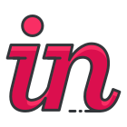 A red and black logo with the letter u n