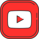 A red object with a white arrow on it