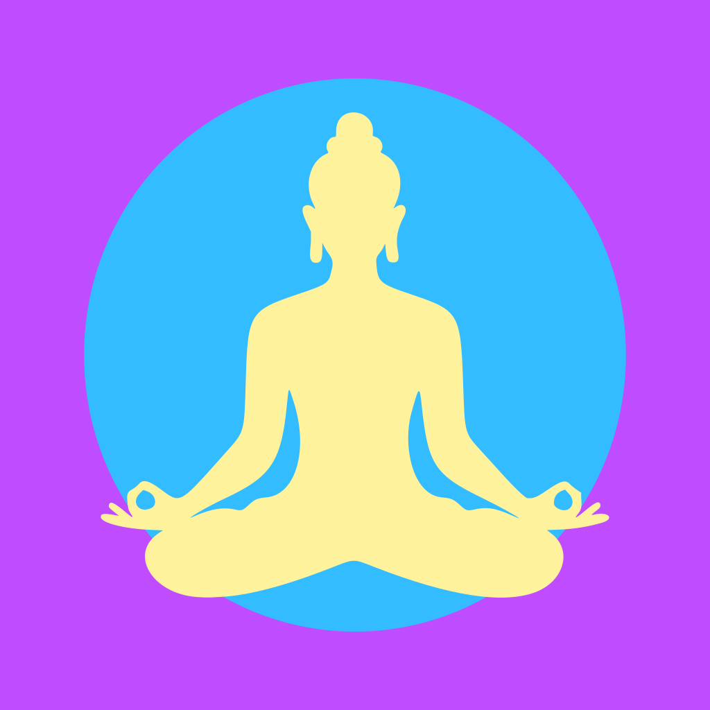 A buddha figure is meditating.