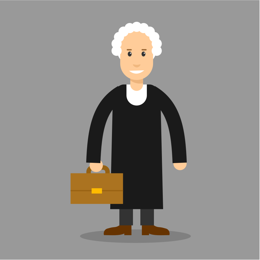 Un juge tient une mallette. vectoriel – Image gratuite de Gens sur Unsplash, image size:3000x3000