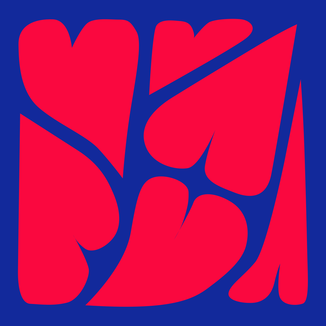 Corações vermelhos formados em um quadrado.