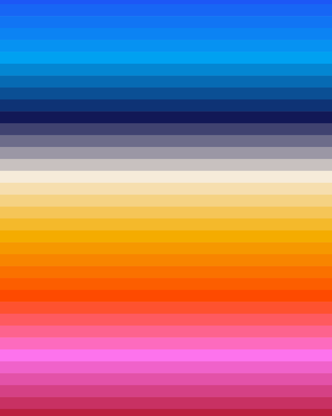 Colorful horizontal lines in a gradient pattern.