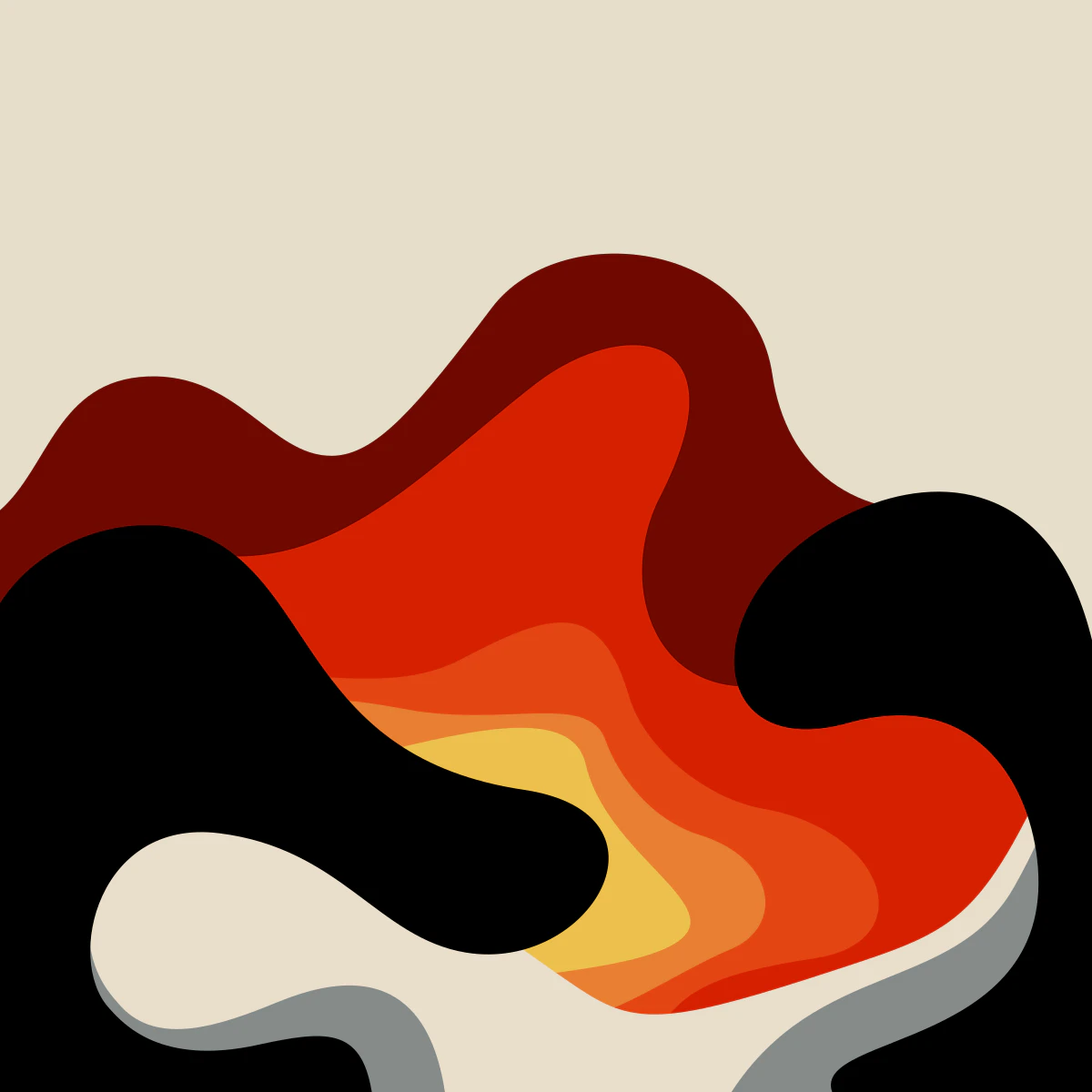 Abstract minimal illustration