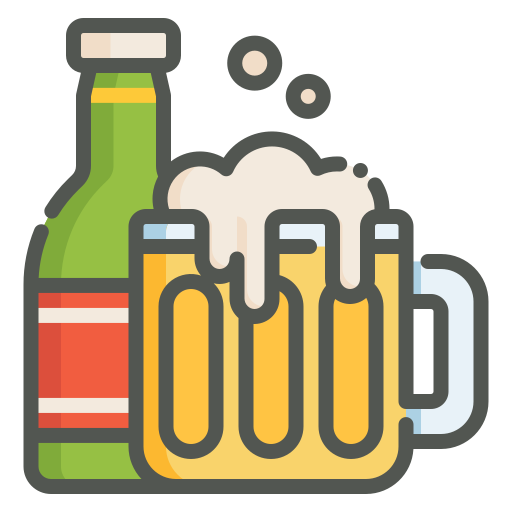 Beer in a mug and bottle.