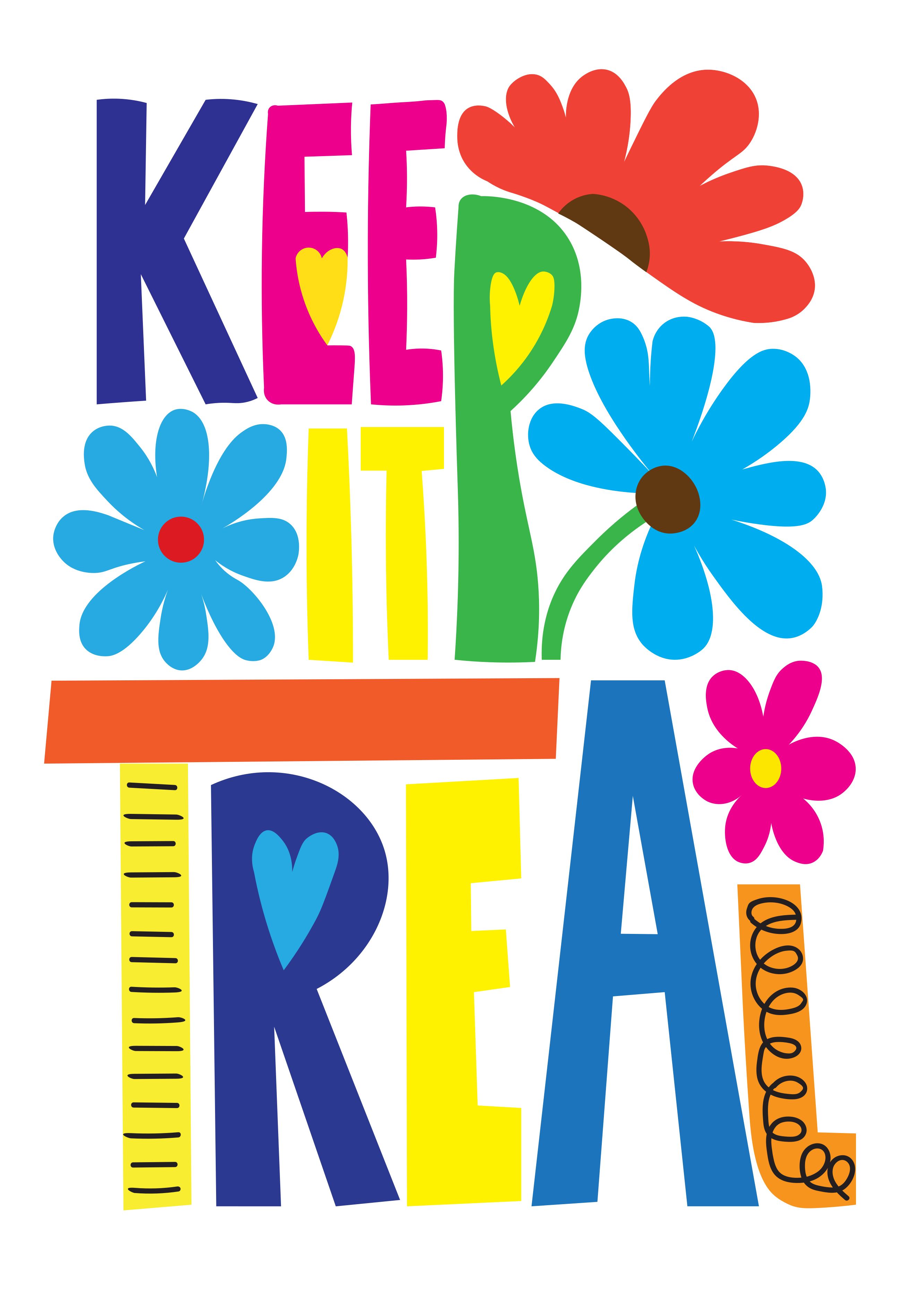 Mantenlo real, colorido y divertido.