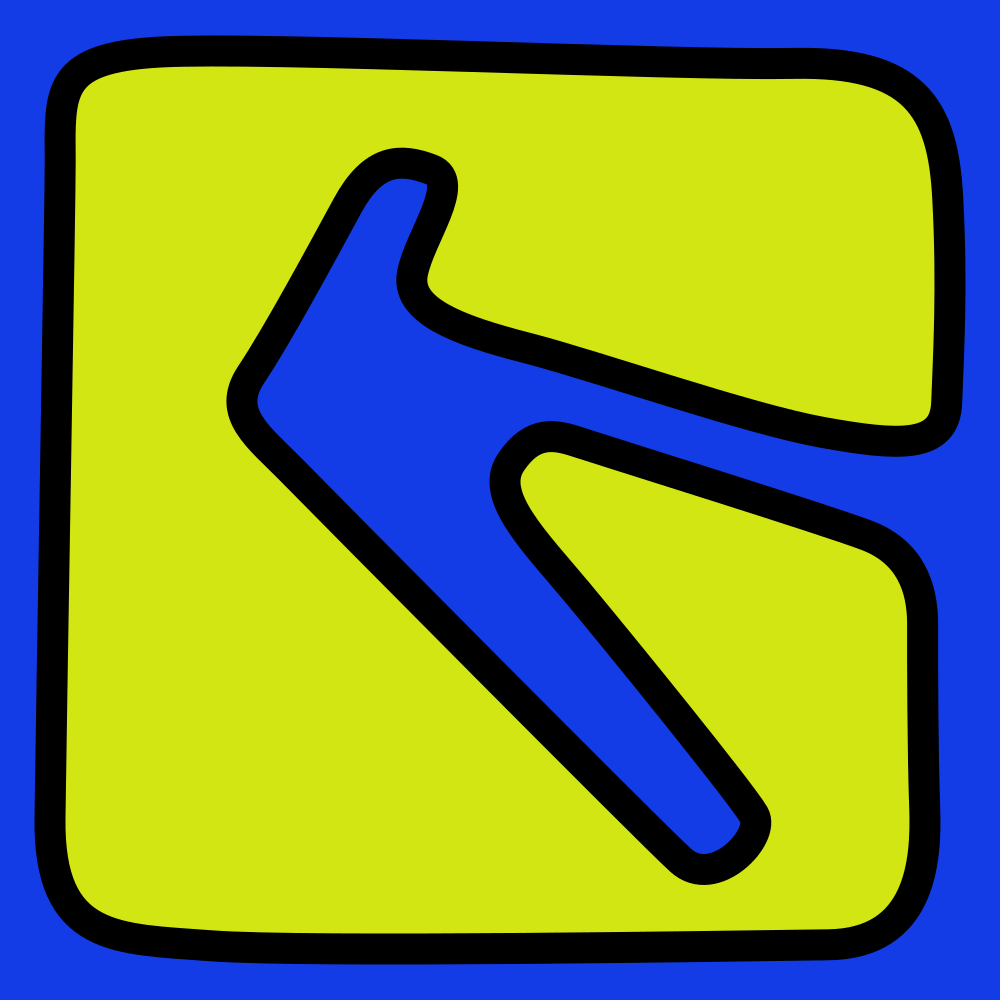 An arrow points left in a square.