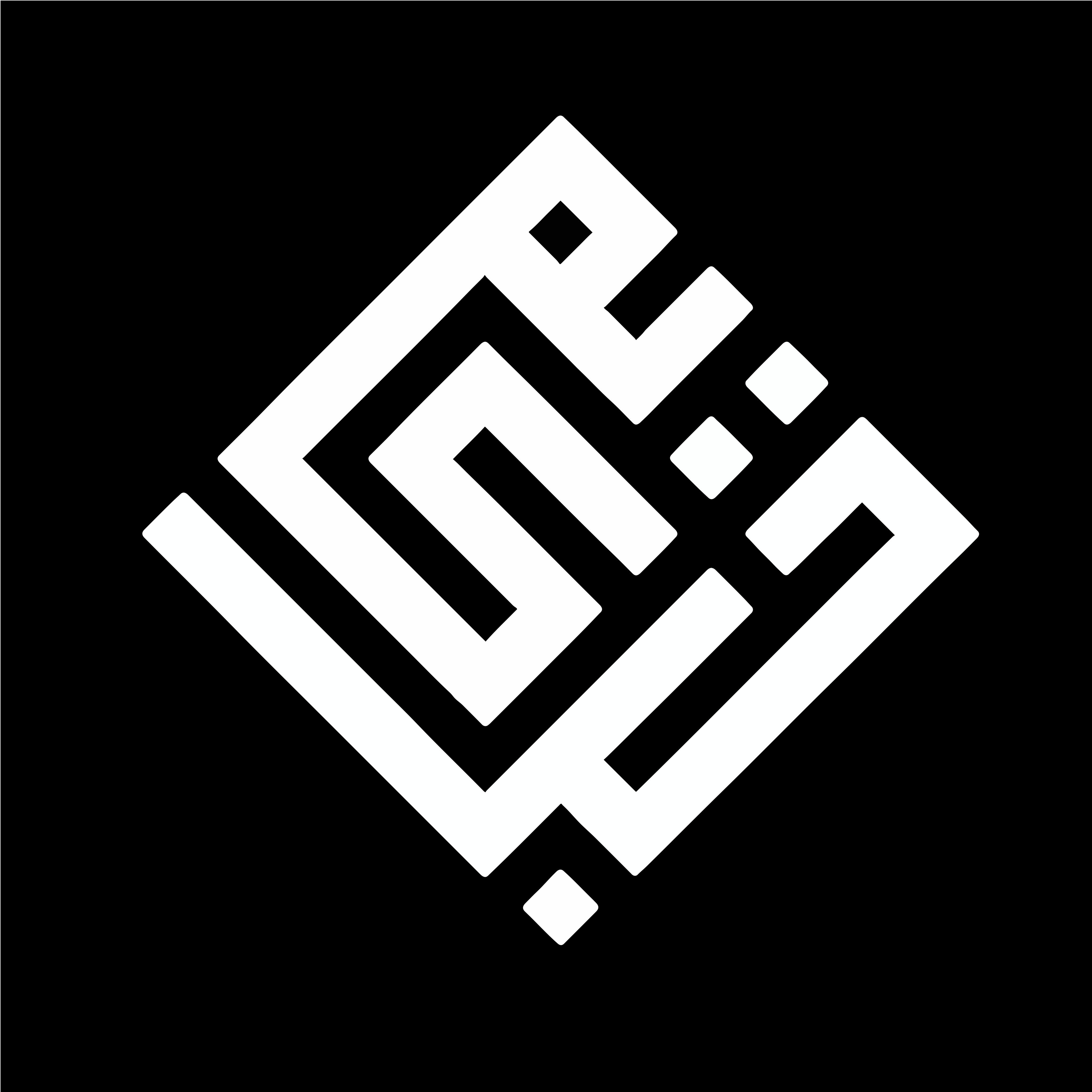 Arabic calligraphy is displayed in a diamond shape.