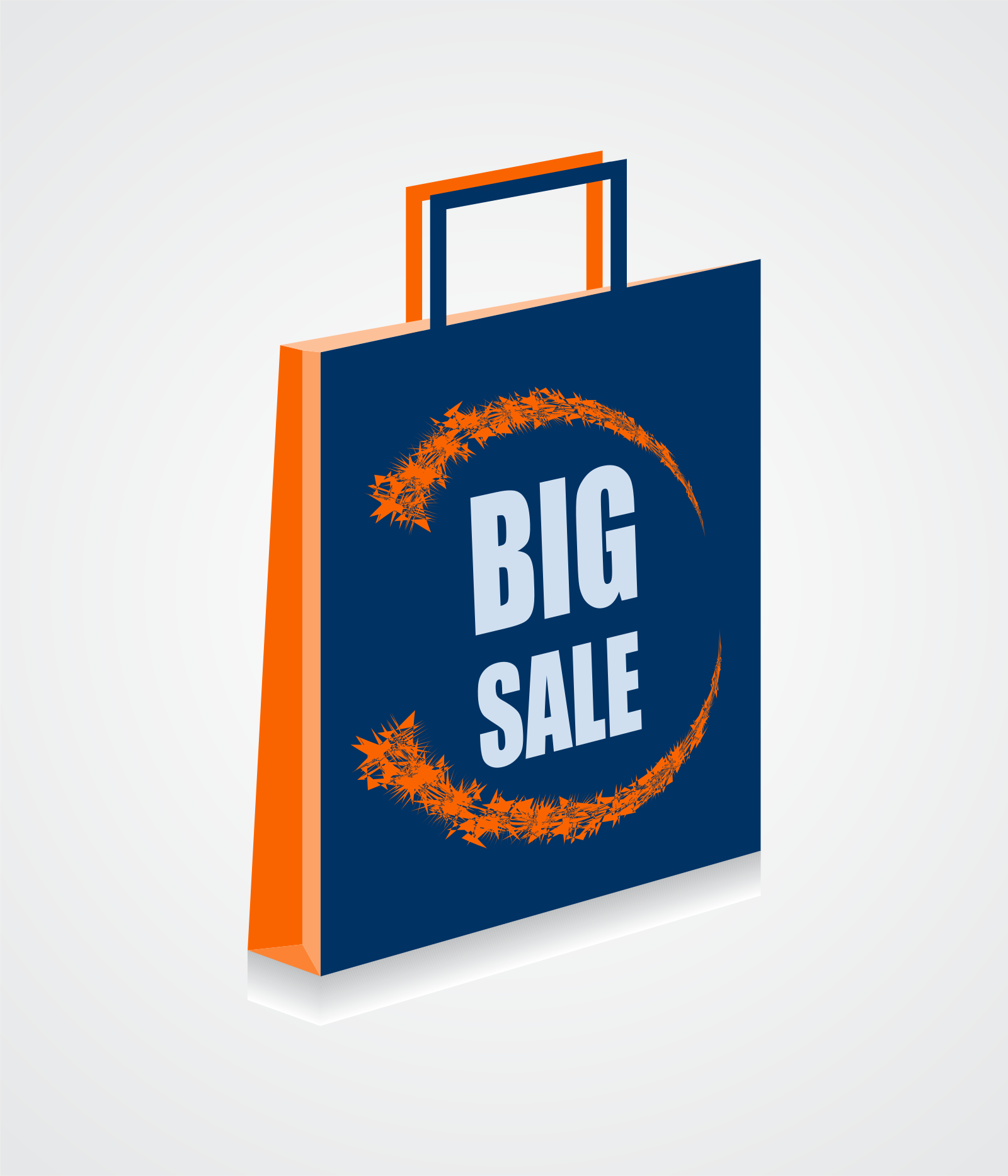 Grosse promotion sur un sac de courses.